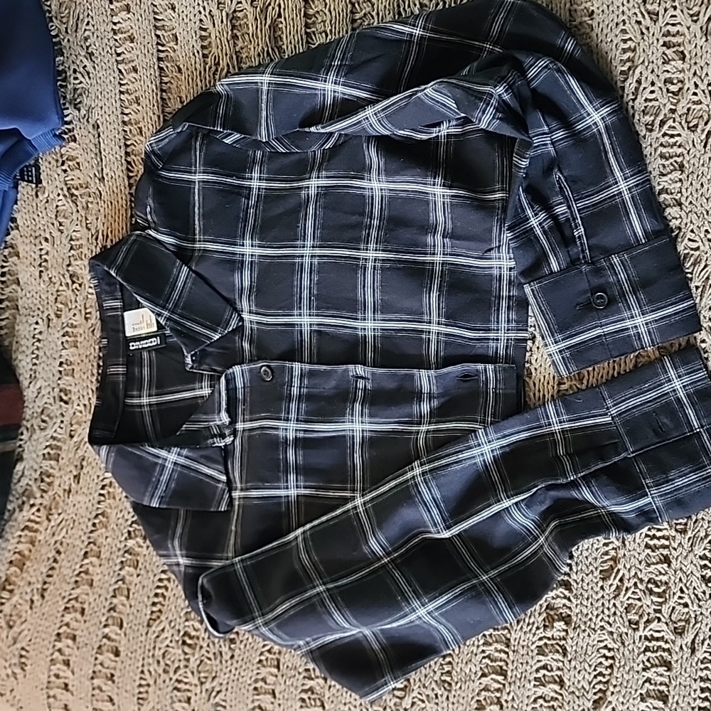 H&M Cropped Flannel